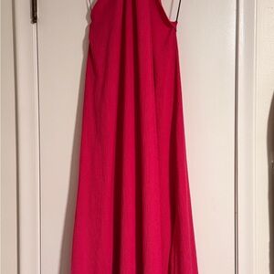 H&M Pink Backless Halter Dress. Size Medium. NWT.